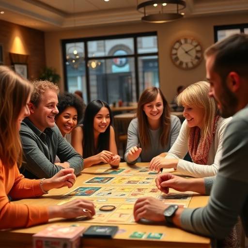 Diverse individuals playing games together, highlighting inclusivity and accessibility